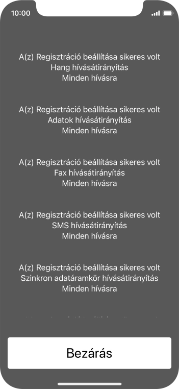 Válaszd a Bezárás lehetőséget.