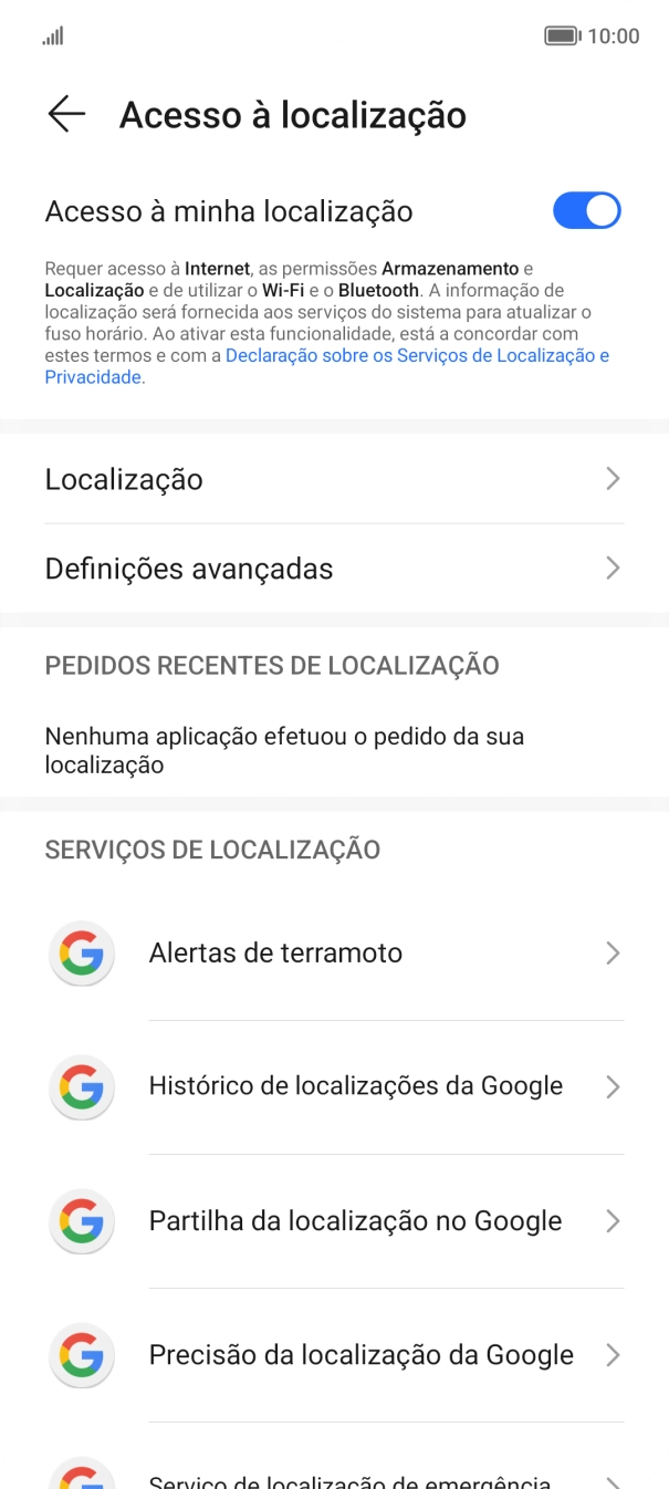 Prima Localização.