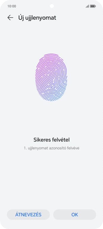 Válaszd az OK lehetőséget.