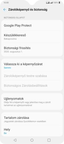 A befejezéshez, és ahhoz, hogy visszatérhess a főképernyőhöz, nyomd meg a főgombot.