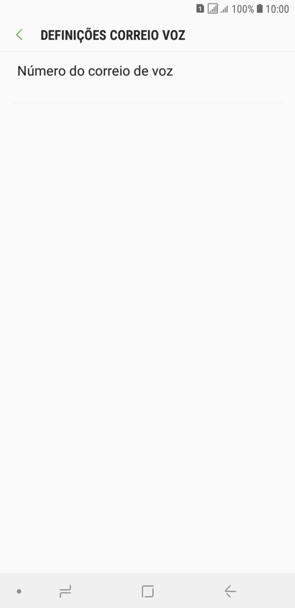 Prima Número do correio de voz.