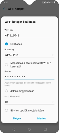 Válaszd a Mentés lehetőséget.