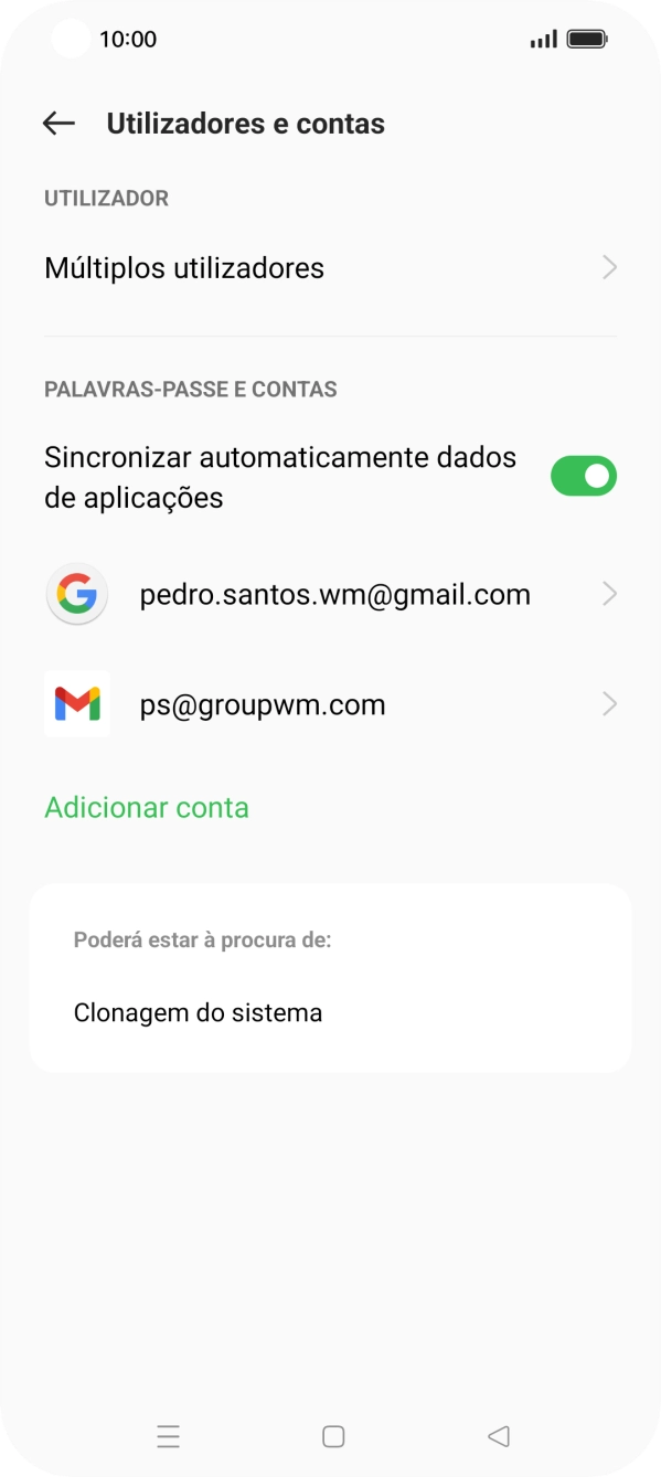 Prima a tecla de início para terminar e voltar ao ecrã inicial.