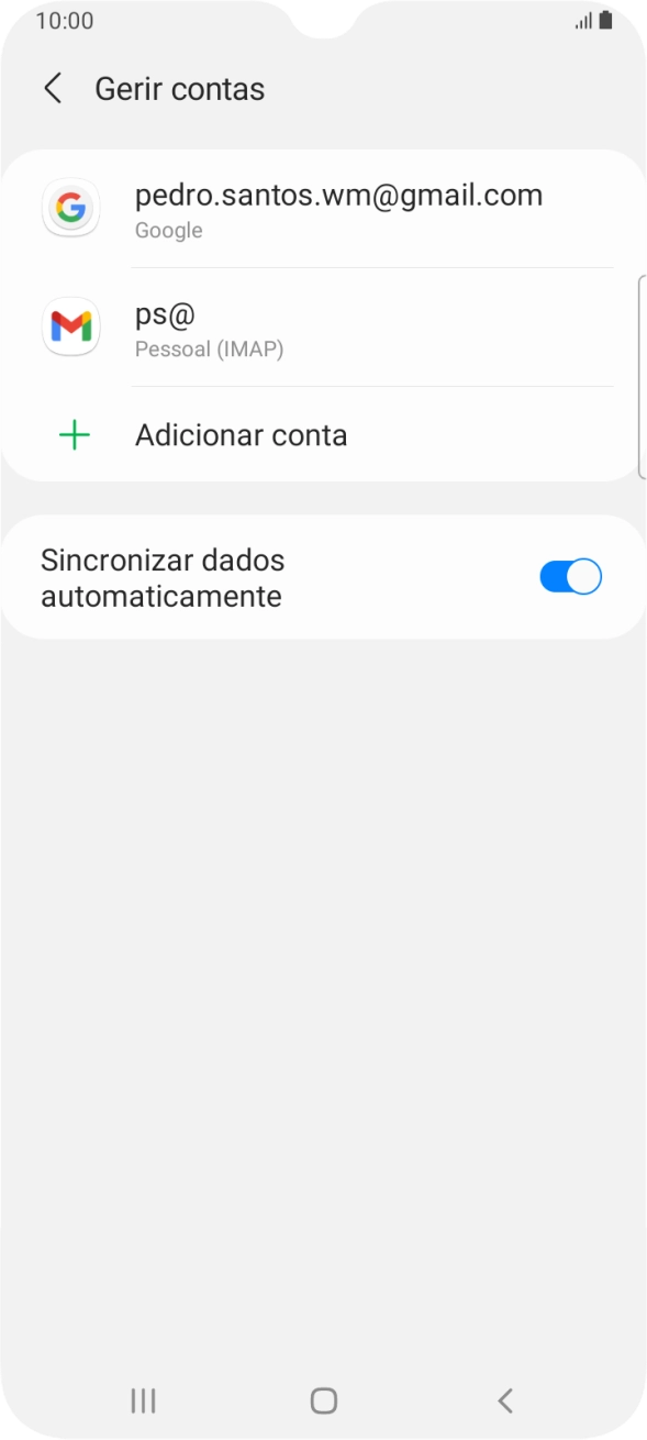 Prima a tecla de início para terminar e voltar ao ecrã inicial.