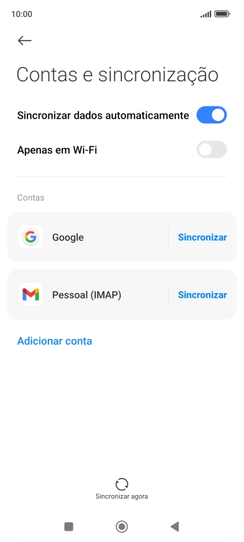 Prima a tecla de início para terminar e voltar ao ecrã inicial.