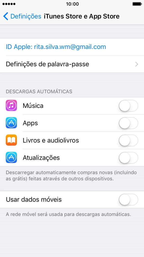 Prima a tecla de início para terminar e voltar ao ecrã inicial.
