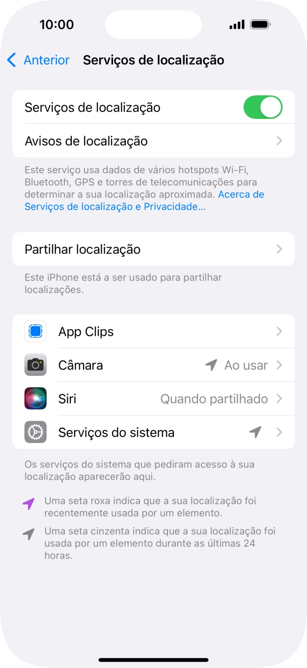 Prima a app pretendida.