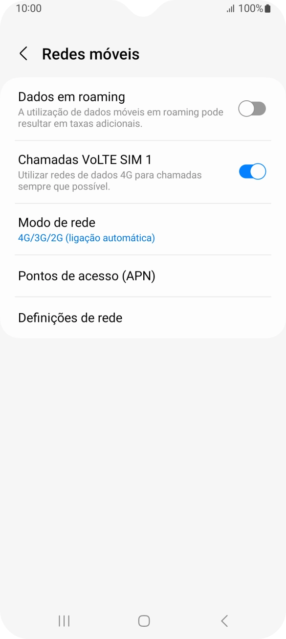 Prima Pontos de acesso (APN).
