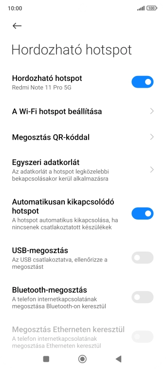 A befejezéshez, és ahhoz, hogy visszatérhess a főképernyőhöz, nyomd meg a főgombot.