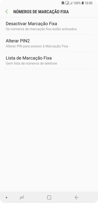 Prima Desactivar Marcação Fixa.