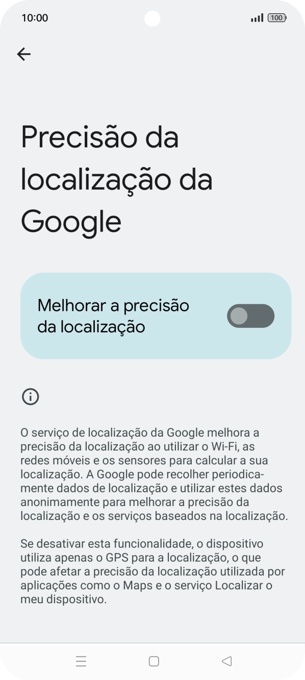 Se premir o indicador junto a 