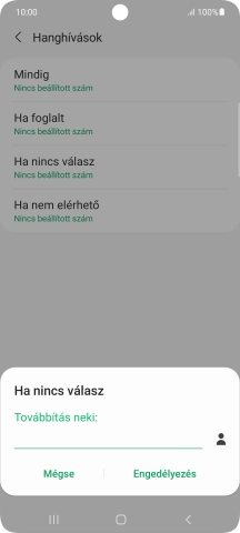 Írd be a +36709090999 számot és válaszd az Engedélyezés lehetőséget.