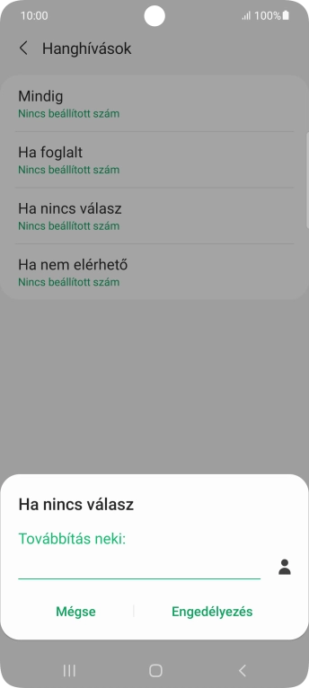 Írd be a +36709090999 számot és válaszd az Engedélyezés lehetőséget.
