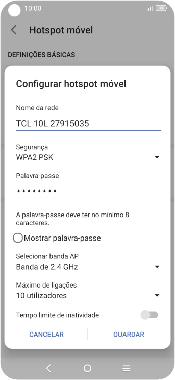 Prima a lista suspensa sob 