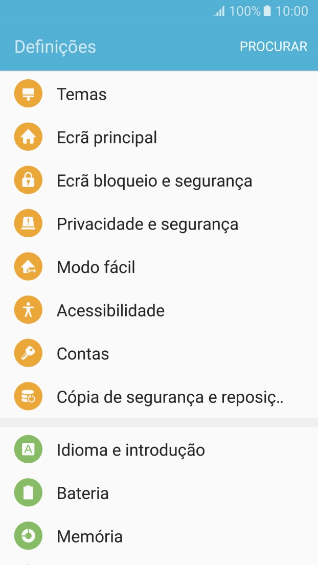 Prima Cópia de segurança e reposição.