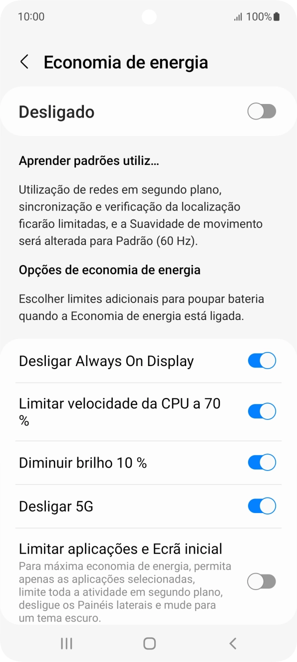 Prima os indicadores  junto das definições pretendidas.