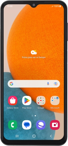 Imagen 1: Vista frontal del Samsung Galaxy A23 5G - Black