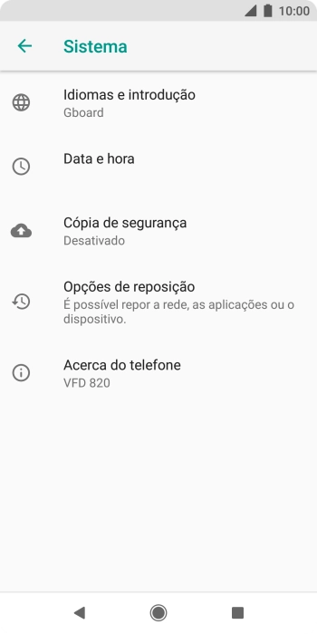 Prima Opções de reposição.