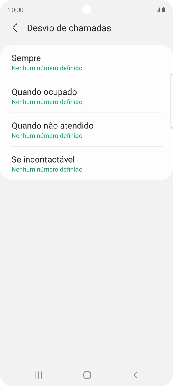 Prima a tecla de início para terminar e voltar ao ecrã inicial.