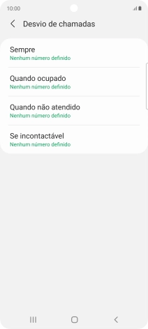 Prima a tecla de início para terminar e voltar ao ecrã inicial.