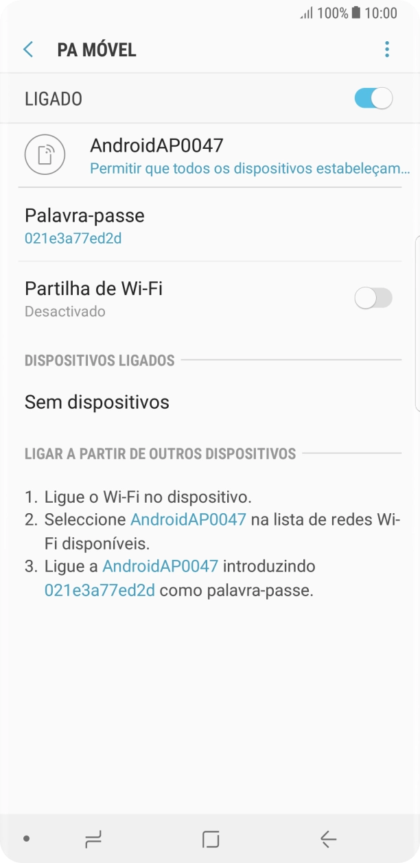 Prima a tecla de início para terminar e voltar ao ecrã inicial.