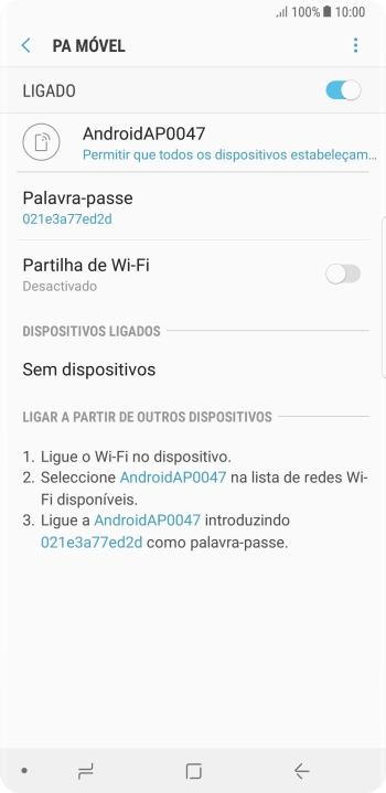 Prima a tecla de início para terminar e voltar ao ecrã inicial.
