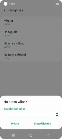 Írd be a +36709090999 számot és válaszd az Engedélyezés lehetőséget.