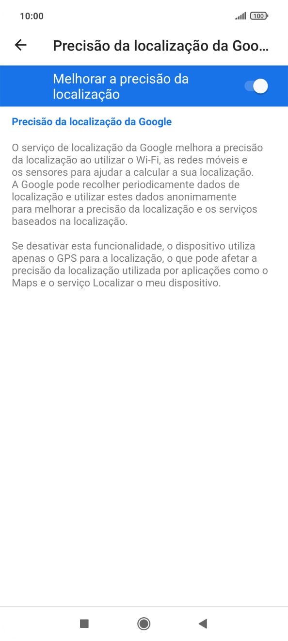 Se premir o indicador junto a 