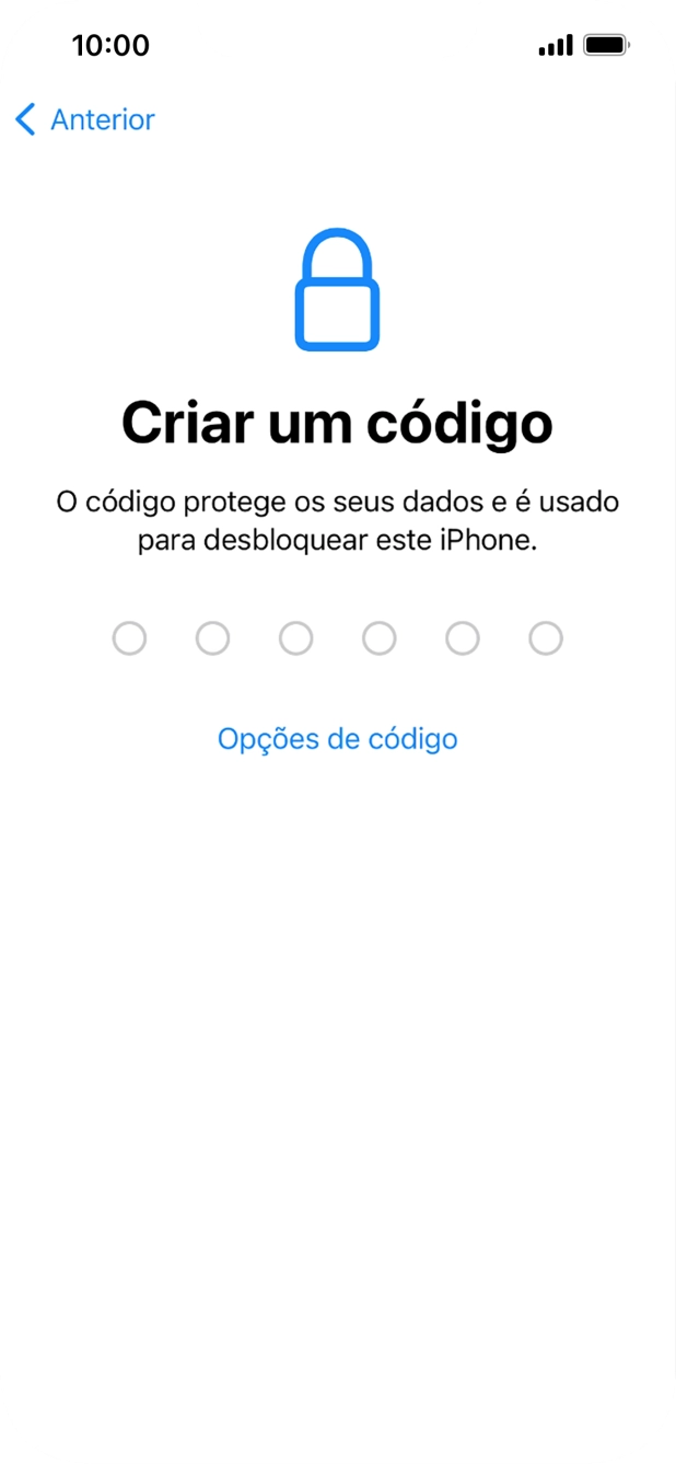 Prima Opções de código.