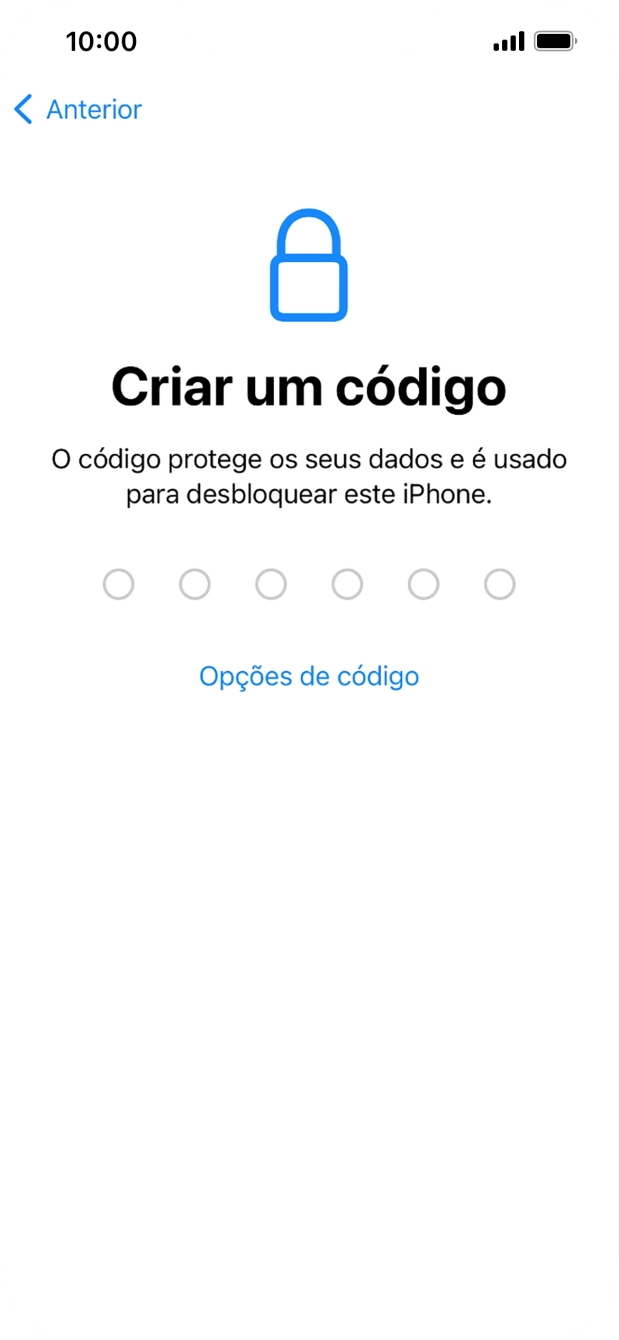 Prima Opções de código.