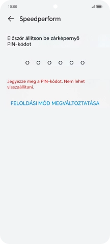 Válaszd a FELOLDÁSI MÓD MEGVÁLTOZTATÁSA lehetőséget.