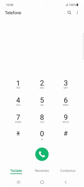 Prima o ícone de menu.