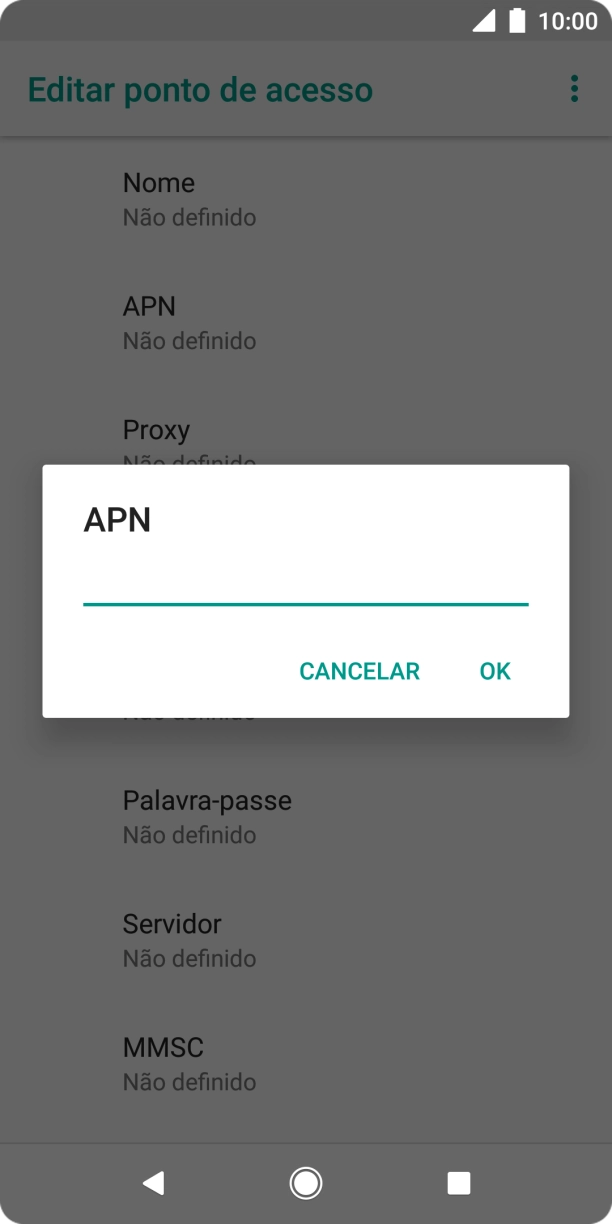 Introduza net2.vodafone.pt e prima OK.