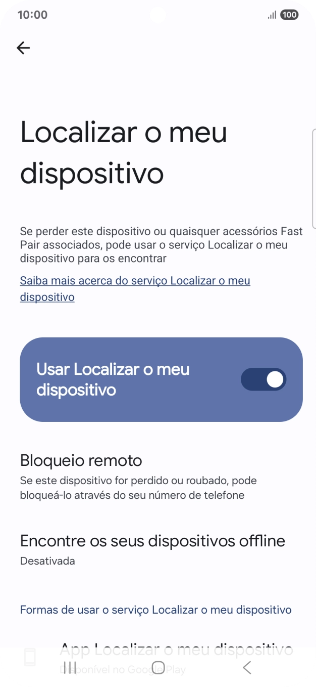 Prima a tecla de início para terminar e voltar ao ecrã inicial.