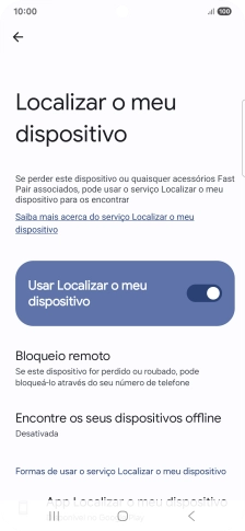 Prima a tecla de início para terminar e voltar ao ecrã inicial.