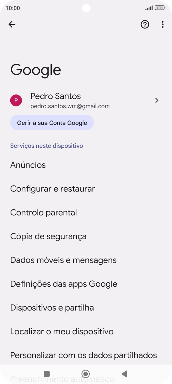 Prima Localizar o meu dispositivo.