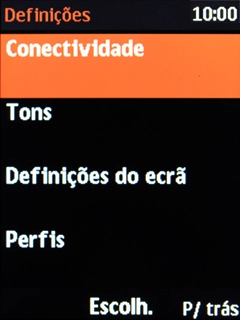 Escolha Conectividade.