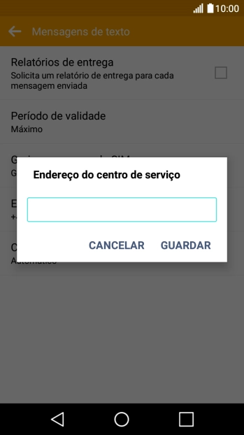 Introduza +351911616161 e prima GUARDAR.