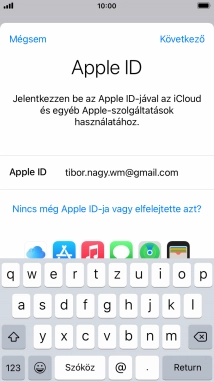 Válaszd a Következő lehetőséget.