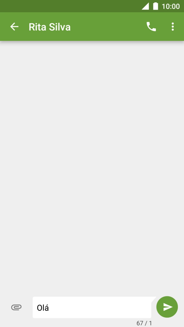 Prima o ícone para adicionar.