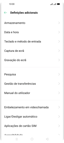 Prima Data e hora.