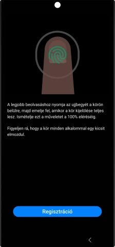 Válaszd a Regisztráció lehetőséget.