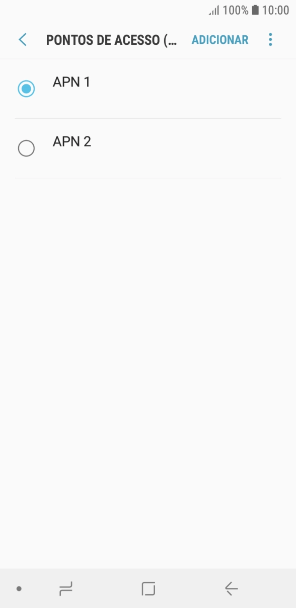 Prima o campo junto à ligação de dados para a ativar.