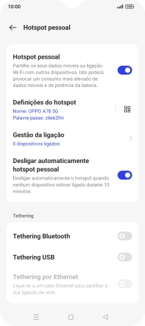 Prima a tecla de início para terminar e voltar ao ecrã inicial.
