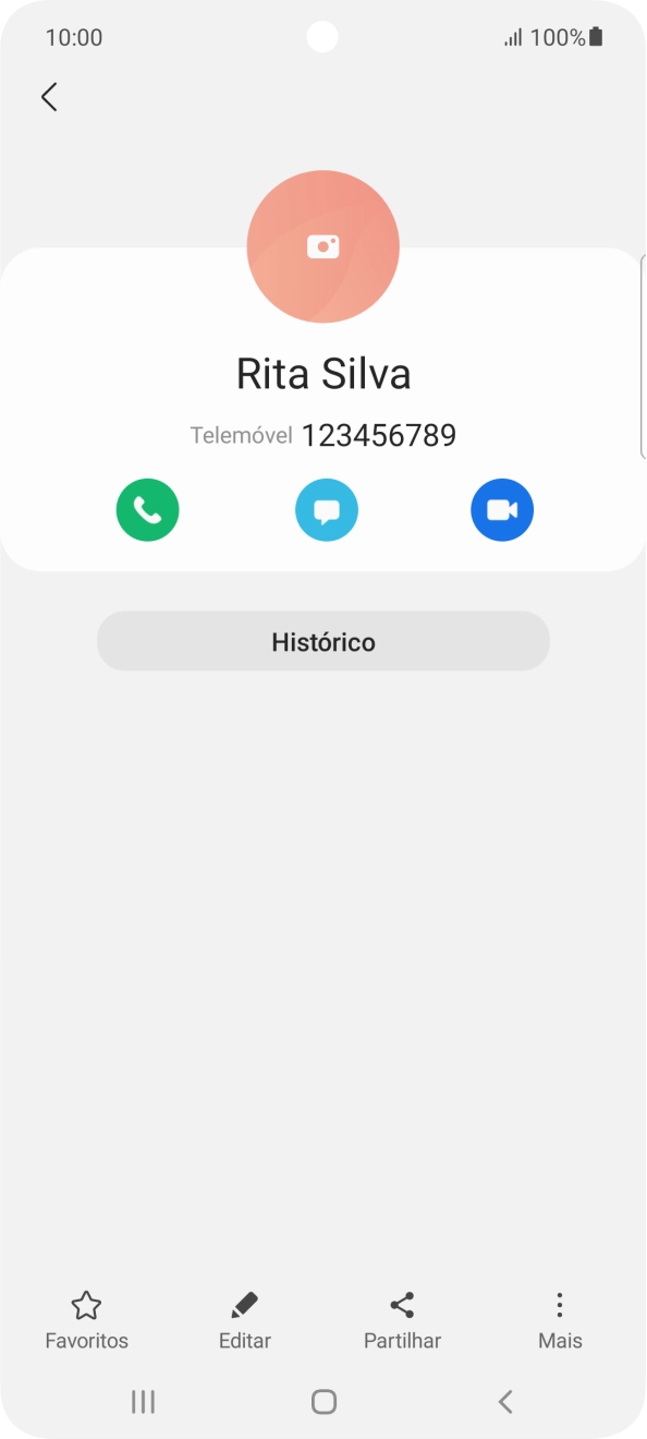 Prima a tecla de início para terminar e voltar ao ecrã inicial.