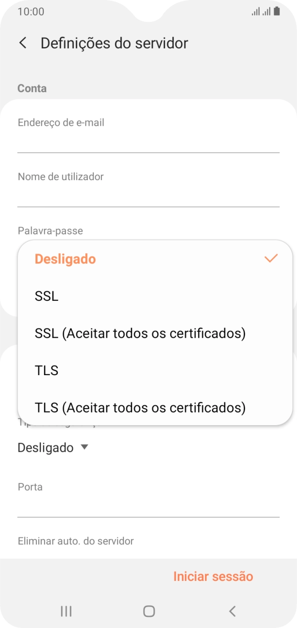 Prima SSL para ativar a função.