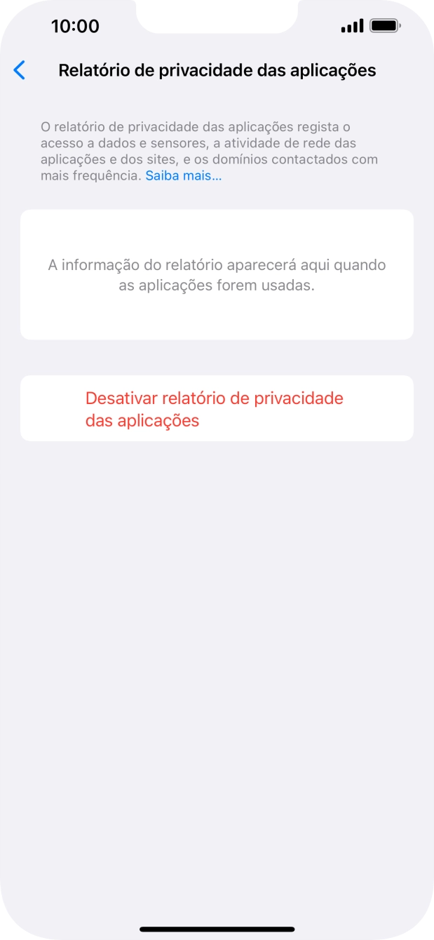 Para voltar ao ecrã inicial, deslize o dedo de baixo para cima a partir da base do ecrã.