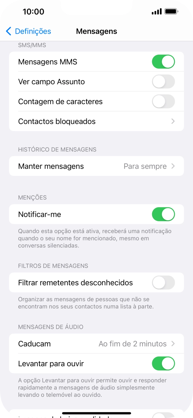 Para voltar ao ecrã inicial, deslize o dedo de baixo para cima a partir da base do ecrã.
