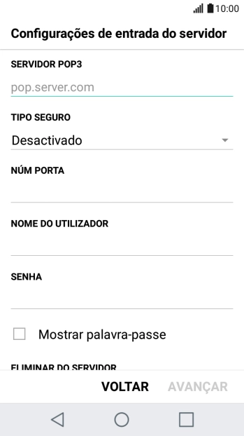 Prima o campo sob 