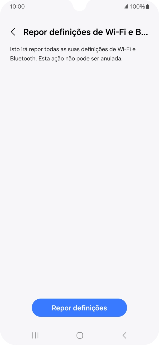 Prima Repor definições.